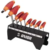 Unior 193hx-us.1 629820 Hex Hex T-handgreep Sleutel 8 Stukken