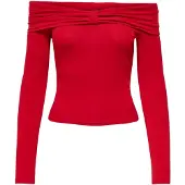 ONLY Onlfayola Top Dames Rood L