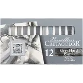 Cretacolor Pastelkrijtjes Hard Grijstinten 12-delig