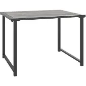 vidaXL Tuintafel 55x40x37 cm staal antracietkleurig