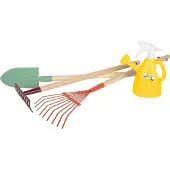 Small Foot - Tuingereedschapset met Gieter Tiny Garden, 4dlg.