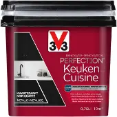 V33 Keukenverf Renovatie Perfection Kwartszwart Metallic 750ml