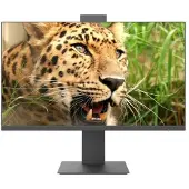 Nilox Monitor 24" IPS met Ingebouwde en Verstelbare Webcam NXM24REGWEB01