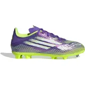 Adidas Sportschoen 'F50 League' geel / zilvergrijs / appel / donkerlila