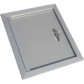VASP Brievenbusdeur - Aluminium - 30x34 Cm - Slot