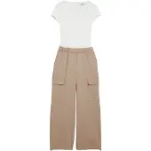 Desigual Jumpsuit bruin / wit