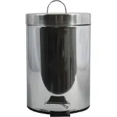 MSV 100437, 3 liter, rund, roestvrij staal, spiegelend, zilverkleurig, kunststof, terras
