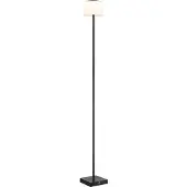 Globo Staande lamp vloerlamp bijzetlamp buitenlamp met touchdimmer, metaal kunststof zwart, oplaadbare batterij CCT USB, LED 4W 200Lm 3000K, 4000K, 5000K, H 120 cm