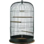 Zolux Vogelkooi Retro Marthe - Industriële Traliekooi met Zitstokken - 48x48x74 cm