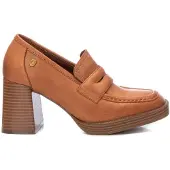Carmela Dames Leren schoenen 161218 bruin (36), Leer, 8 tot 10 cm, Geen, Casual 16121801-CAMEL