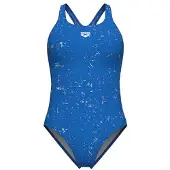 Arena Ribbed Pro Back Swimsuit Blauw 38 Vrouw