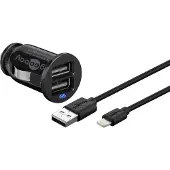 Goobay USB A autolader + USB Micro kabel -