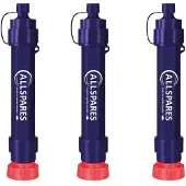 Allspares 3x Mini Outdoor Waterfilter - Voor Kamperen, Hiken en Survival AS-ADV020