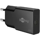 Goobay USB-C GaN Oplader 25W - Compacte USB PD Snellader
