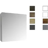 Sanicare Spiegelkast Qlassics Ambiance 60 cm. 1 dubbelzijdige spiegeldeur rechtsdraaiend Belluno-eiken