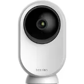 Beafon Tracer 2T, IP-beveiligingscamera, voor binnenshuis, met kabel, compatibel met Amazon Alexa en Google Assistant, voor op een bureau, zwart, wit
