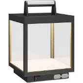 LUCANDE - Cube LED Portable Buiten Taffellamp Graphite