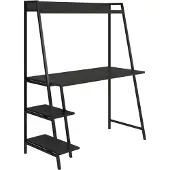 DOMUS Bushwick-Ladderbureau - Zwart Eikenlook