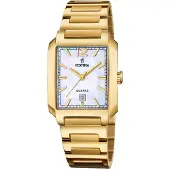 Festina Analoog horloge '- Watch On The Square - Quartz watch movement - Watch case width: 33 mm' beige