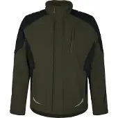 F-engel F. Engel 8810-229 Softshelljack Groen/Zwart maat 5XL heren