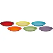 Le Creuset - Vancouver - Dinerbord 27cm Regenboog 6-dlg
