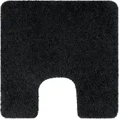 Spirella TOILETMAT HIGHLAND ZWART 55X55