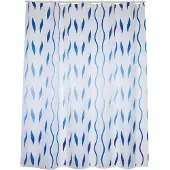 MSV Douchegordijn Seventies Blauw 180cm