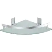 MSV Badkamer Planchet – Wandplanchet Badkamer met Veiligheidsrand – Badkamer Schap voor Opbergen – 25 x 2 cm
