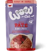 Wow CAT - ADULT Pouchbeutel 12x125 | Rind & Pute