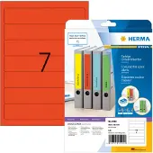 Herma Ordneretiketten, A4, 192 x 38 mm, rood, permanent hechtend