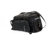 New Looxs Sports Trunkbag Riempjes - Bagagedragertas - Fietstas Enkel - Geschikt voor elke Bagagedrager - Waterdicht door Regenhoes (inclusief) - Vergrootbaar tot 29 L - Zwart