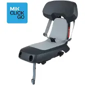 Polisport Guppy Junior achterzitje donker grijs met MIK HD