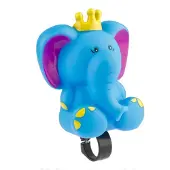 Pexkids Fietstoeter voor kinderen - Olifant design - Blauw - Veiligheid en plezier - Eenvoudig te bevestigen