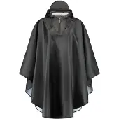 Mirage polyester regenponcho - zwart