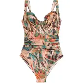 Next Shaping-badpak cyaan blauw / kastanjebruin / rosé / zwart
