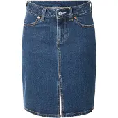 Levi's Rok 'Low Midi Skirt' blauw denim