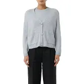 Comma Cardigan Light Grey Maat: 46 | Jassen Outlet | Dames | Grijs