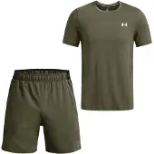 Under Armour Vanish Seamless Trainingsset Donkergroen Wit