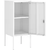 En.casa Nachtkastje Hausjärvi 82x35x35 cm wit []
