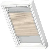 Velux Manueel Lichtdoorlatend Plisségordijn Fhl Mk06 1283s Beige Clair