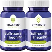 Vitakruid - Saffraan & L-Theanine - 2 x 30 vegancapsules - Voordeelverpakking