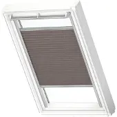Velux Manueel Lichtdoorlatend Plisségordijn Fhl Mk12 1276s Stoffig Bruin