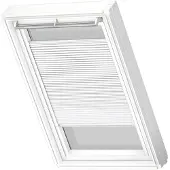 Velux Manueel Verduisterend Plisségordijn Fhc Mk06 1045swl Wit White Line