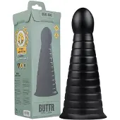 BUTTR Devil Dog - dildo met zuignap - zwart