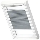 Velux Manueel Verduisterend Plisségordijn Fhc Pk04 1163swl Grijs White Line