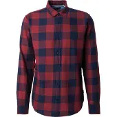Jack & Jones Overhemd donkerblauw / wijnrood