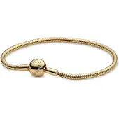 Pandora Armbanden - Moments Schlangen-Gliederarmband in gold | Maat 21