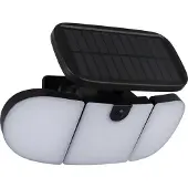 Globo Zwarte Wandlamp Torqen Solar