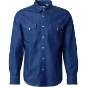 Levi's Overhemd 'Barstow Western Standard Fit Shirt' blauw denim