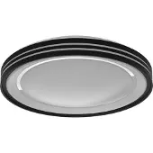 Ledvance Slimme plafondlamp Orbis Jarden, dimbaar, zwart, Hal, metaal, Modern, Slimme plafondlamp